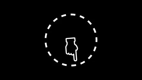Scanning Zone Circle Stock Footage 334462953