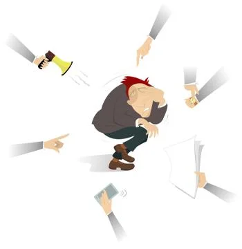 Scapegoat Stock Illustration