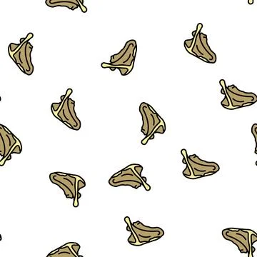 Scapula bone vector seamless pattern イラスト素材