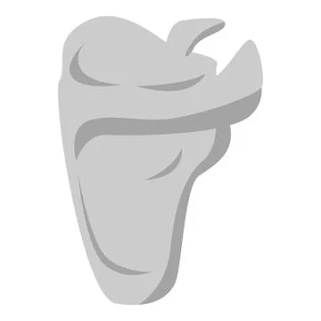 Scapula icon, isometric style Stock Illustration