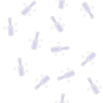 Scapula for spice glyph seamless pattern Stock Illustration