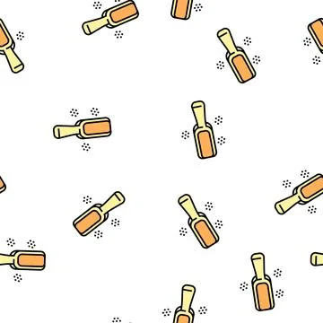 Scapula for spice vector seamless pattern Stock Illustration