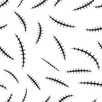 Scar seamless pattern. Scratch vector skin wound background 库存插图