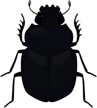 Scarab icon. Simple illustration of Stock Illustration