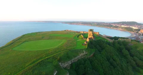 Scarborough Castle 2 Video stock 144290873