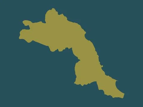Scarborough, England - Great Britain. Solid color shape Stock Illustration