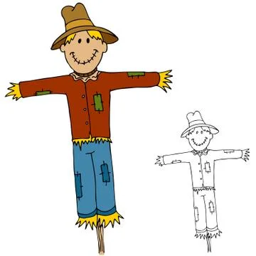 Scarecrow Stock Illustration