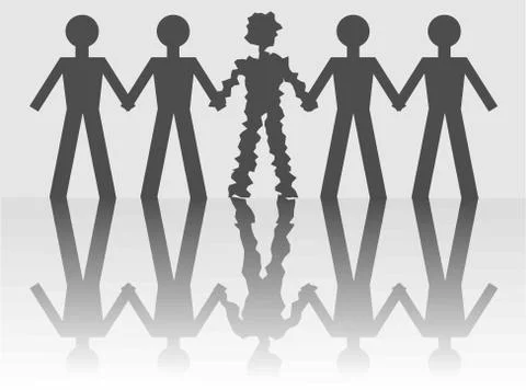 Scared and Shaking Stock Illustration