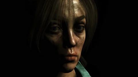 Scared eyes Stock Footage 154184120