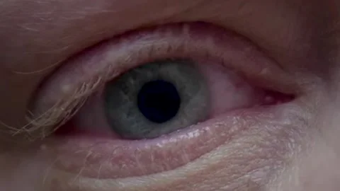 Scared eyes  looks into camera. Stock Footage 239071029