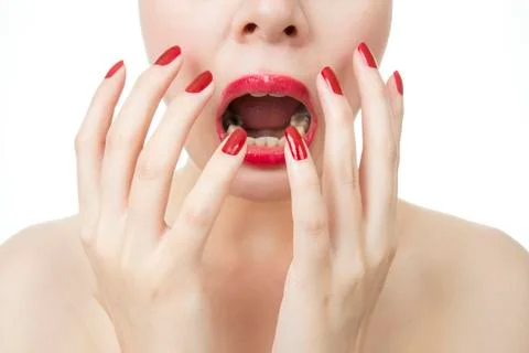 Scared face 스톡 사진