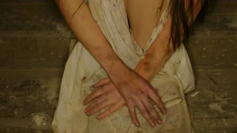 Scared Girl Video stock 239182719