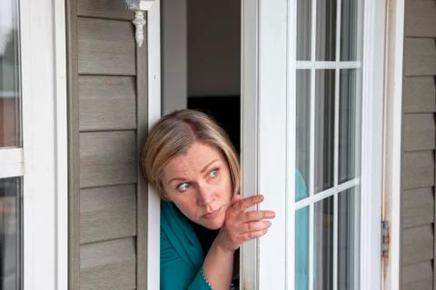 Scared to go outside Stock Photos