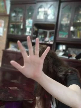 Scared hand Stock Photos