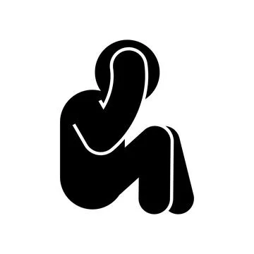 Scared man holding his head. panic sign 스톡 일러스트
