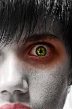 Scared young man Stock Photos