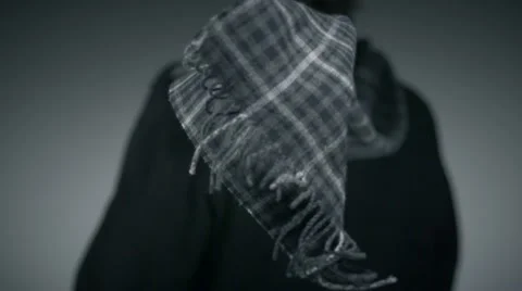 Scarf, Slow Motion Stock Footage 10862532