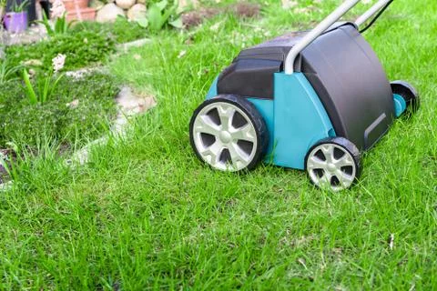 Scarifier Work into the garden. Foto stock