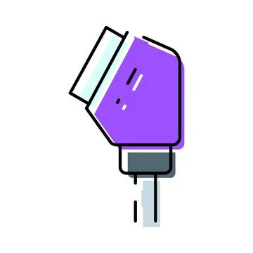 Scart connector device transmitting analog video and audio Stock Illustration