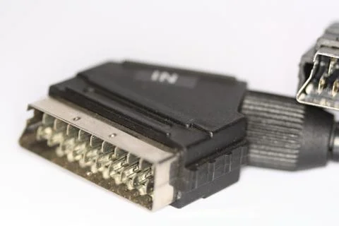 IN Scart - Stecker Stock Photos