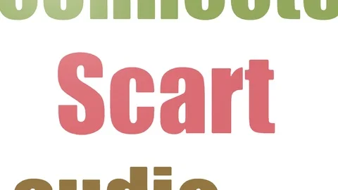 Scart Word Cloud Animated On White Background Stock Footage 103094157