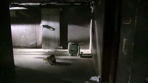 Scary Basement POV Video stock 82680728