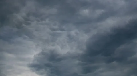 Scary Black storm cloud moving on sky Stock Footage 57380709