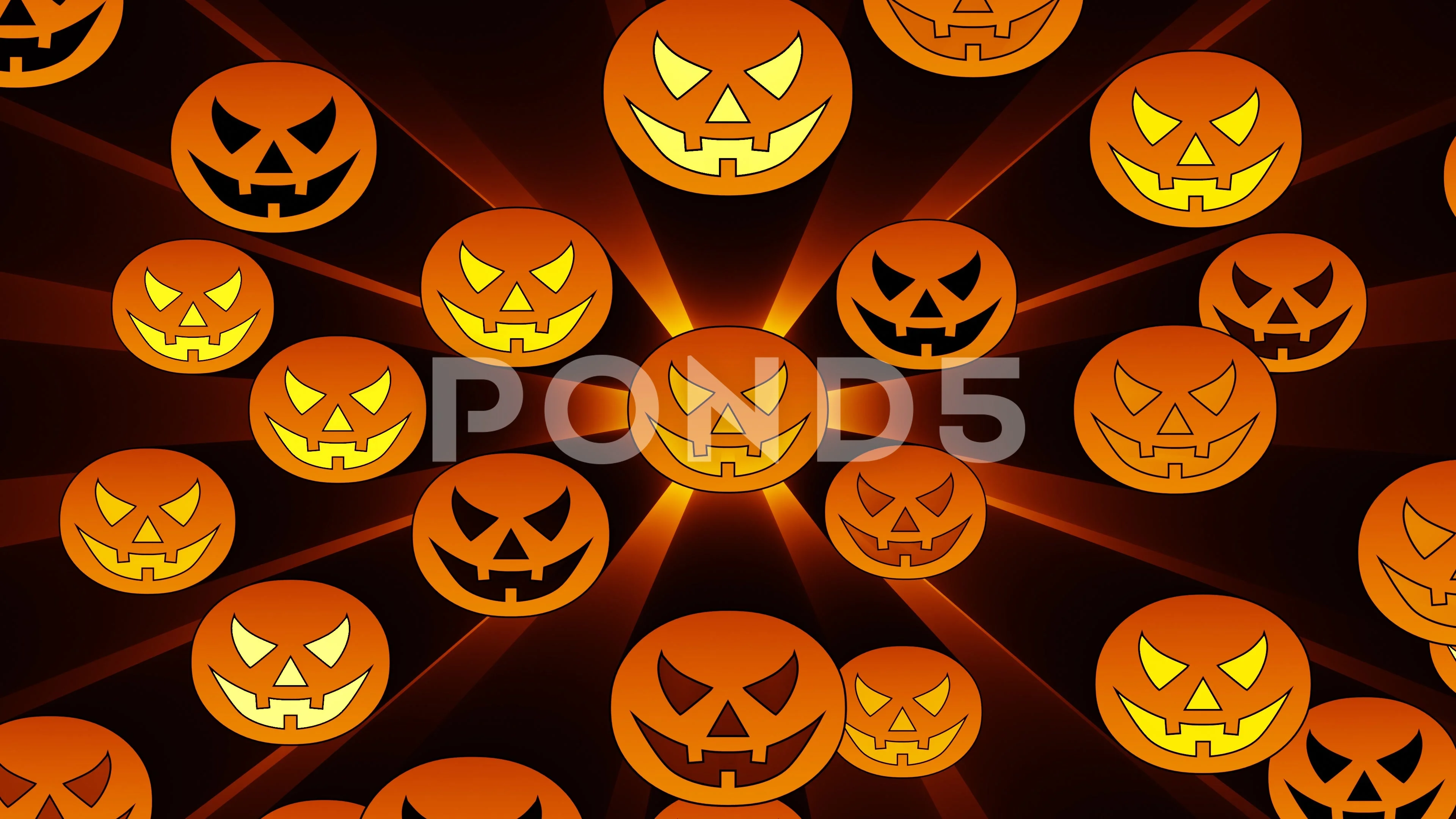 Halloween Animated Clipart-halloween pumpkin scary eyes animated clipart