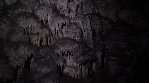 Scary cave in the dark Stock Footage 72029750