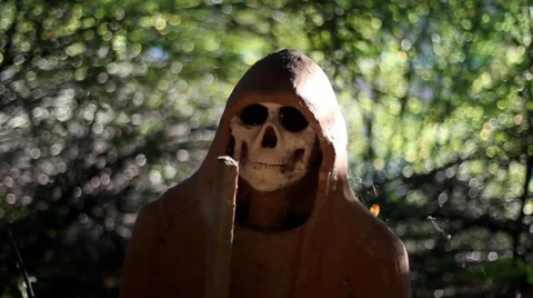 Scary Clip Death Stock Footage 40686726