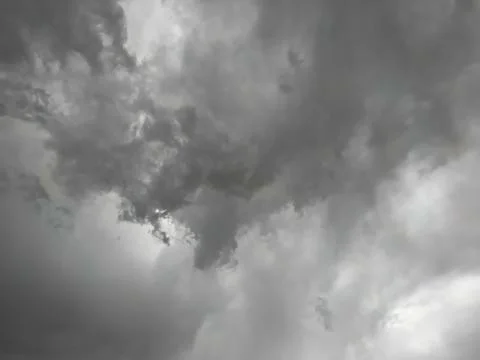 Scary dark cloud Stock Photos