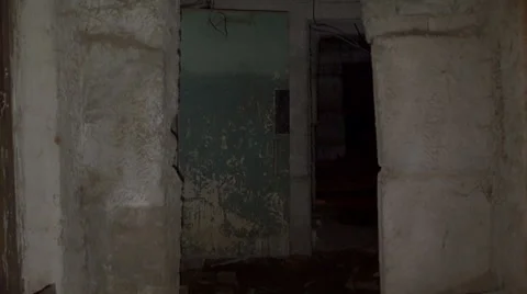 Scary dark corridors 4 Video stock 45588112
