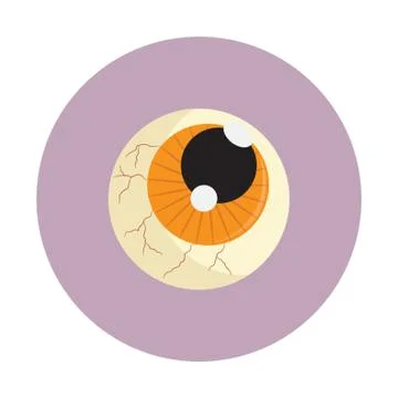 Scary Eyeball Stock-Illustration
