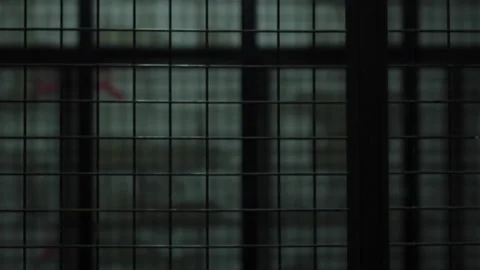 Scary freight elevator doors opening Video stock 151874450