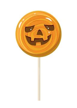 Scary Halloween Candy Stock Illustration