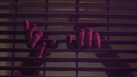 Scary Hands From Cellar Video stock 82597730