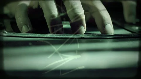 Scary Hands scratching Stock Footage 1805933