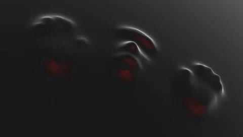 Scary Head Halloween Horror Down 3D Rendering Animations Stock Footage 86561932