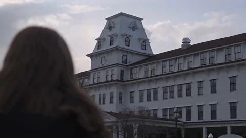 Scary Hotel Stock Footage 183387353