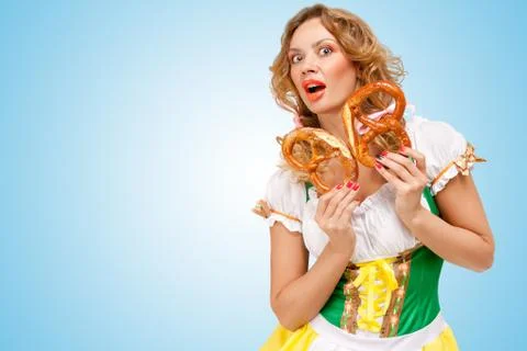Scary hunger. Stock Photos
