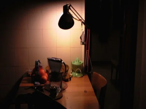 Scary kitchen Stock Footage 80601776