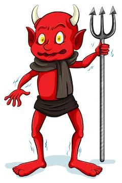 A scary man Illustrazione stock