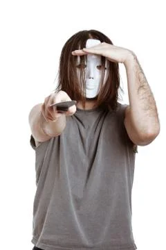 Scary man Stock Photos