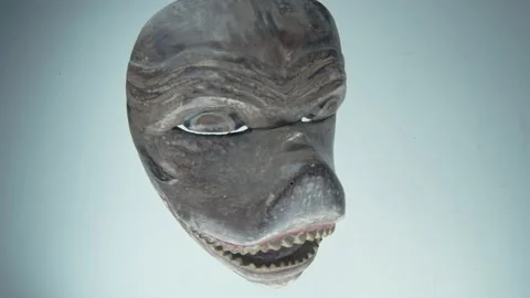 Scary mask Stock Footage 130589081