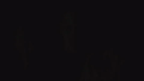 Scary monster illuminated by lightning Stock Footage 251859969