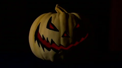 Scary pumpkin V2 - HD  Stock Footage 570327