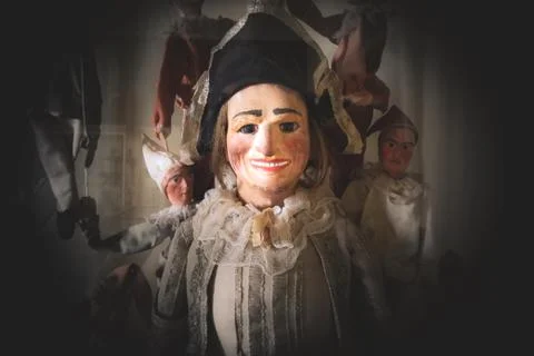 Scary puppets Stock Photos