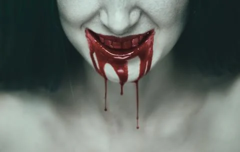 Scary smile Stock Photos