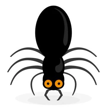 Scary spider icon Stock Illustration
