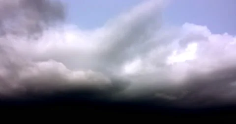 Scary Storm Wall Approaching (2160p 29.97) Video stock 167666332